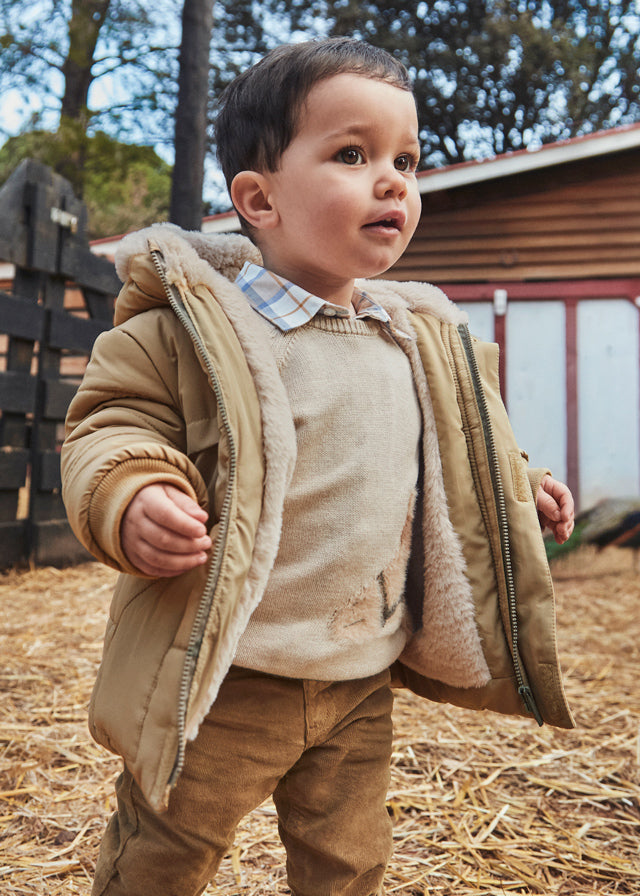Mayoral Baby Boy Beige Coat 2424