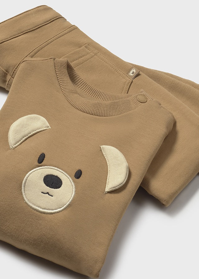 Mayoral Baby Boy Beige Tracksuit 2597