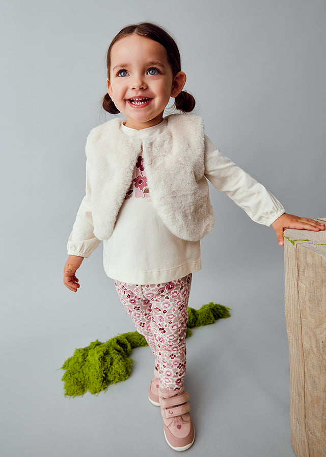 Mayoral Baby Girl Gilet 3pc Legging Set 2739