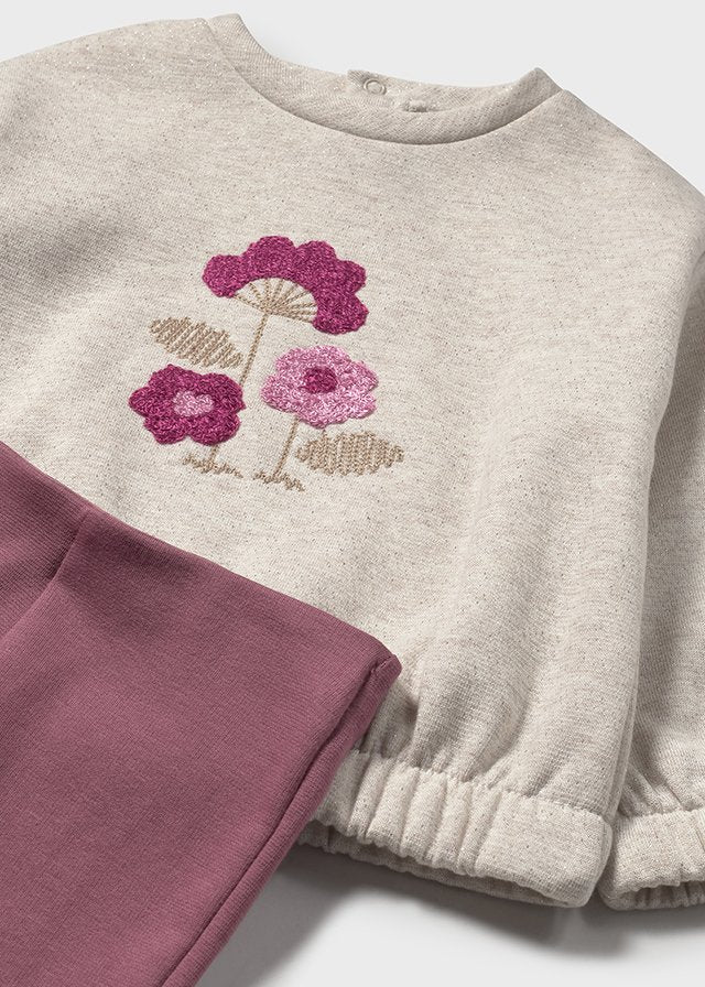 Mayoral Baby Girl Pink Floral Flare Set 2940