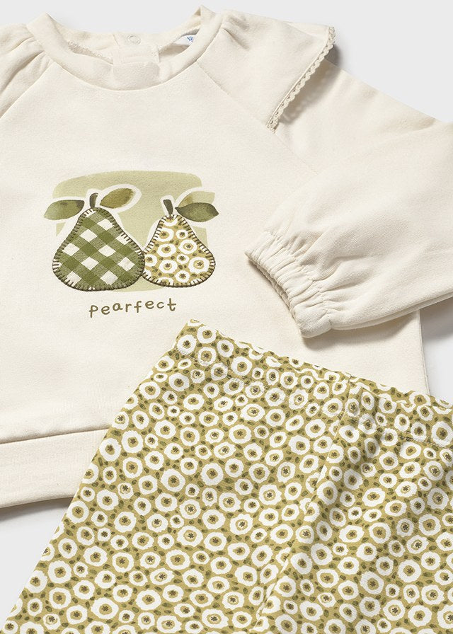 Mayoral Baby Girl Pear Legging Set 2741