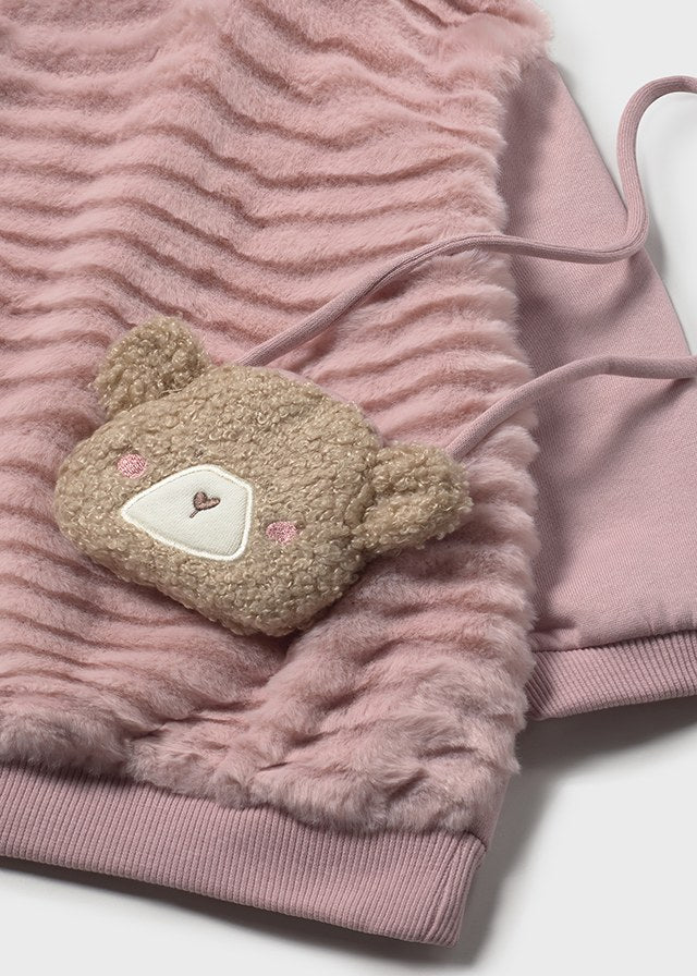 Mayoral Baby Girl Pink Teddy Bag Dress 2919