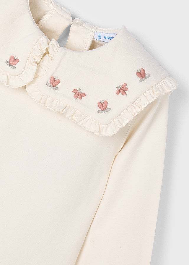 Mayoral Pink Collar Skirt Set 4134/4906