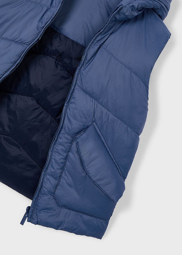 Mayoral Blue Reversible Gilet 4382