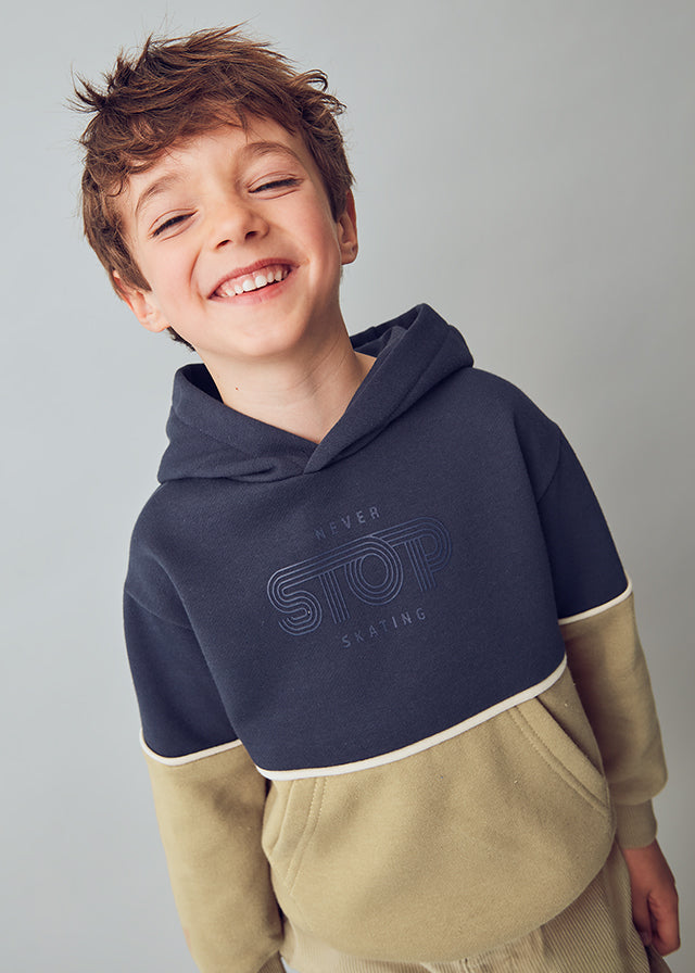 Mayoral Navy & Beige Hoodie Tracksuit 4410/725