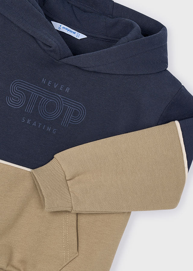 Mayoral Navy & Beige Hoodie Tracksuit 4410/725