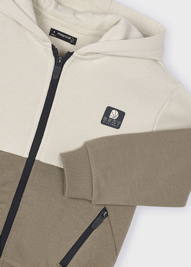 Mayoral Beige Zip 3pc Tracksuit 4426/4559/173