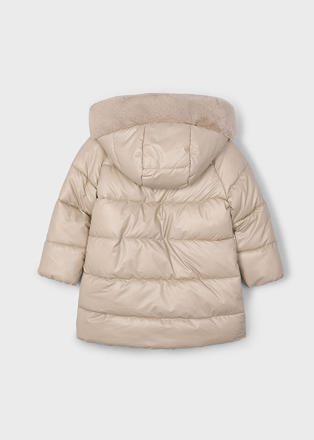 Mayoral Beige Padded Coat 4447