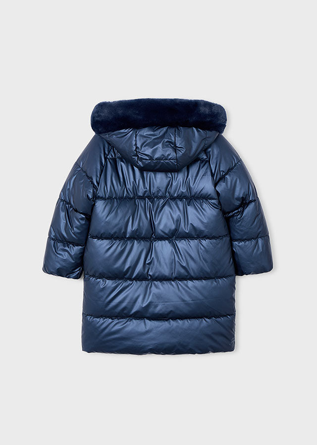 Mayoral Navy Padded Coat 4447