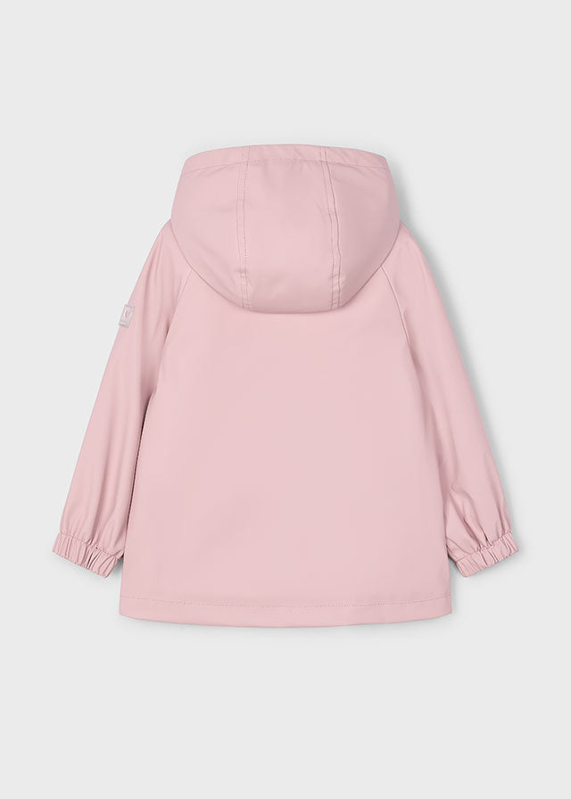 Mayoral Pink Soft Fleece Raincoat 4450