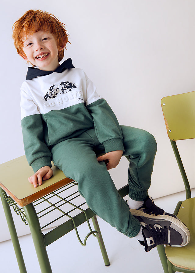 Mayoral Green 2 Jogger Tracksuit 4804