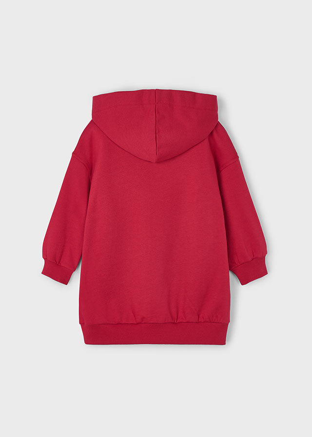 Mayoral Red Hood Sweat Dress 4928