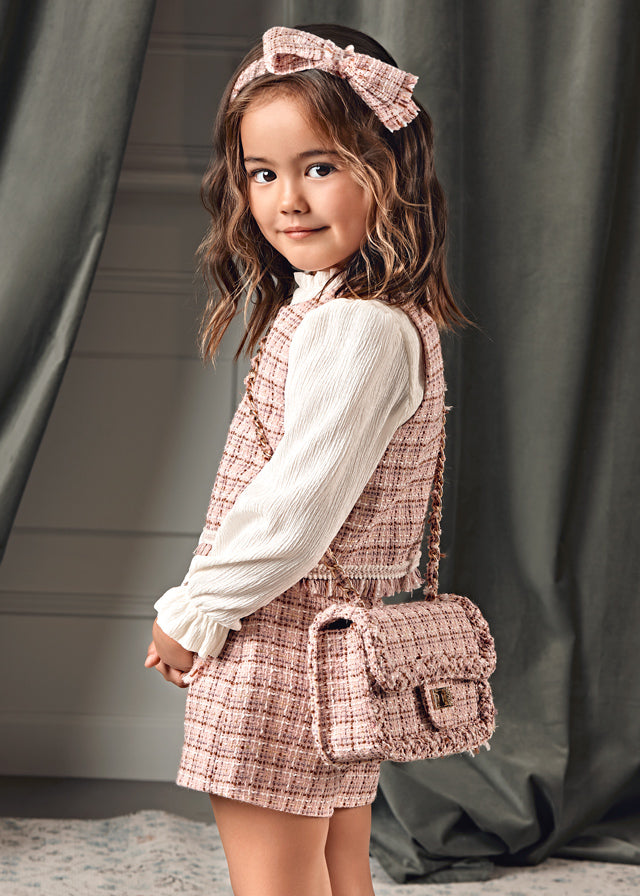 Abel & Lula Petal Tweed Hairband