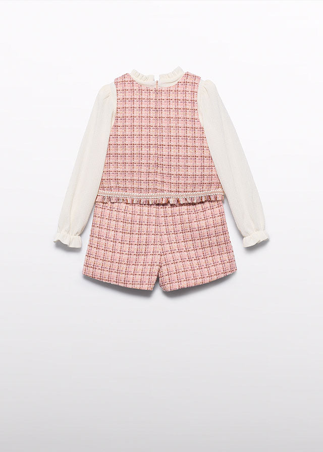 Abel & Lula Petal Tweed Short Set