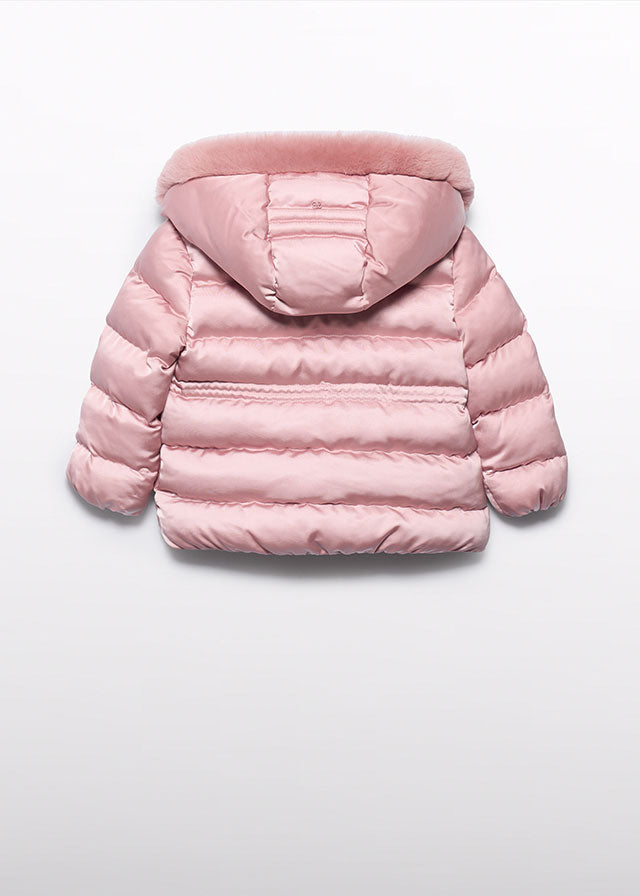 Abel & Lula Petal Satin Hood Coat