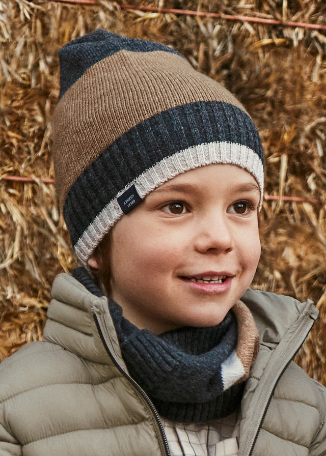 Mayoral Beige Hat & Snood Set 10069