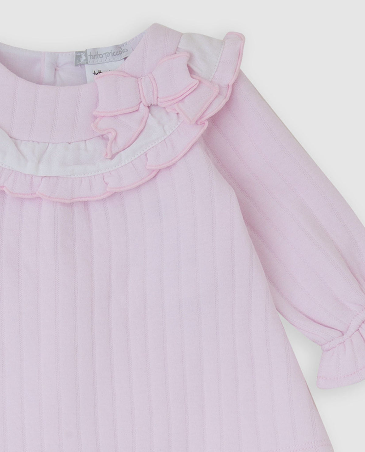Tutto Piccolo Pink Quilted Short Set & Socks 2283