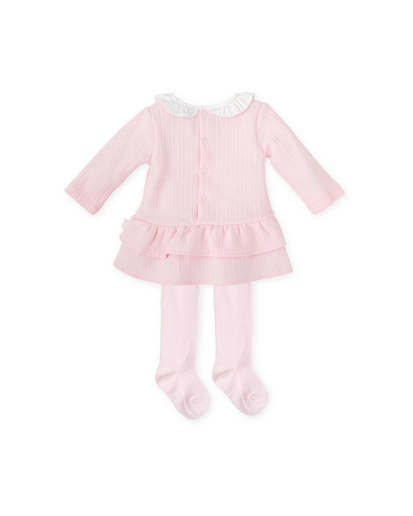 Tutto Piccolo Pink Cable Dress & Tights 2290