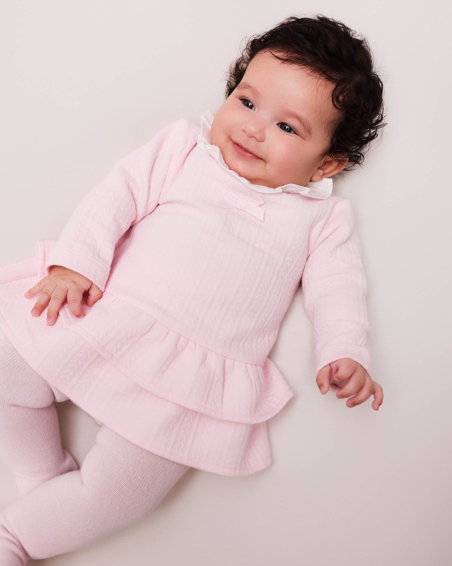 Tutto Piccolo Pink Cable Dress & Tights 2290