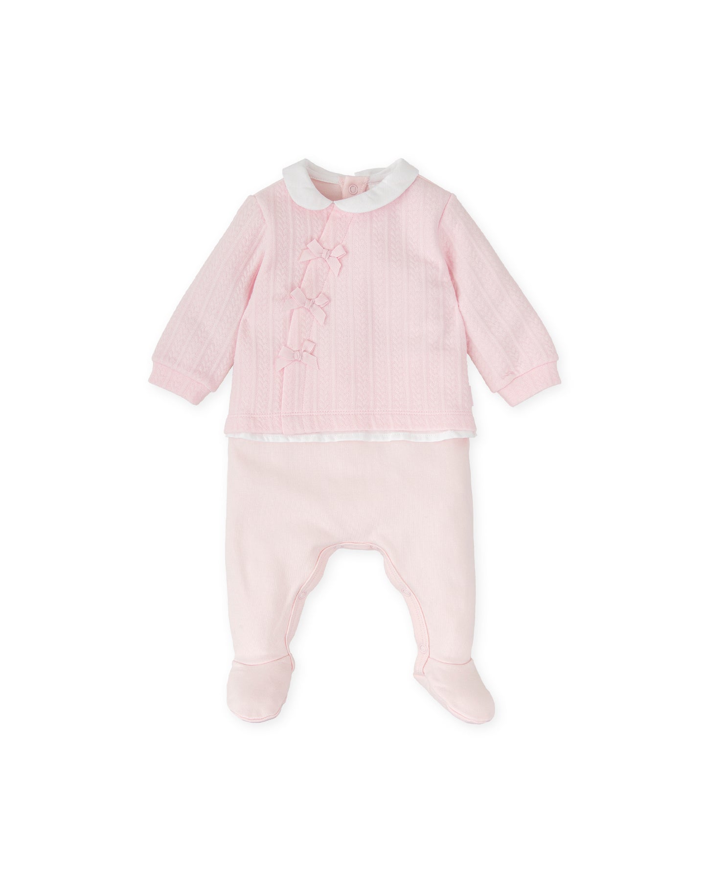Tutto Piccolo Pink Cable Babygrow 2415