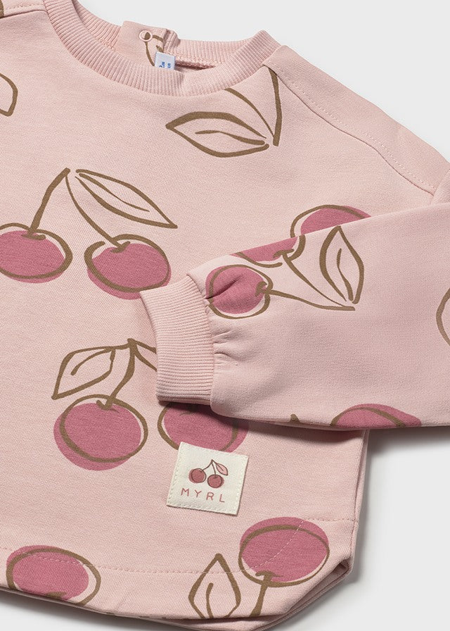 Mayoral Baby Girl Cherry 3pc Legging Set