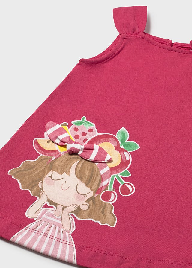 Mayoral Baby Girl Pink Fruit Dress