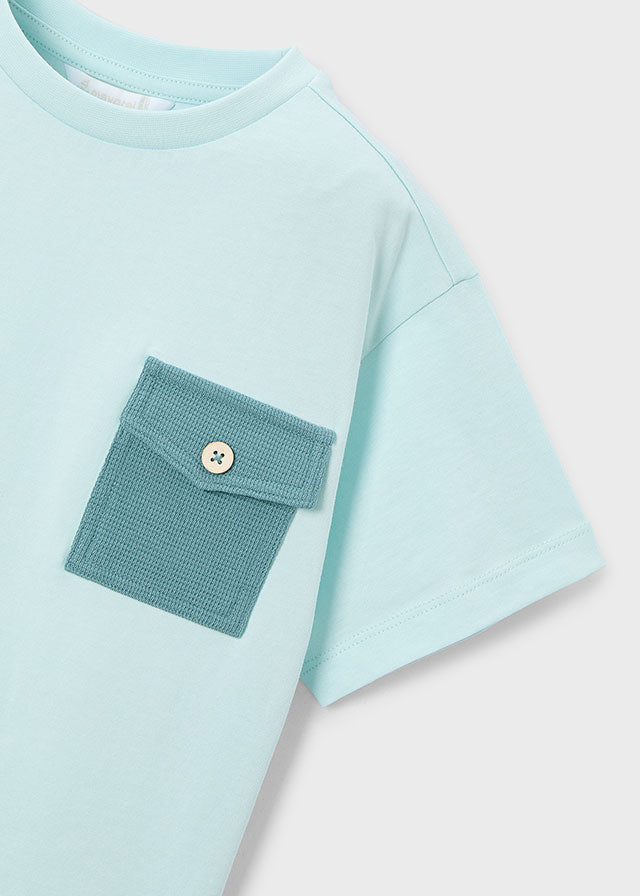 Mayoral Teal 3pc Short Set