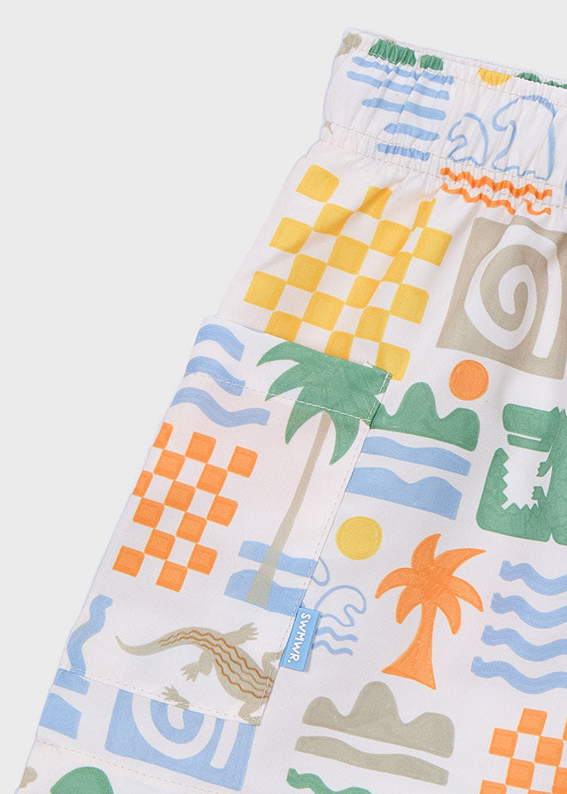 Mayoral Coconut Multi Swim Short Set