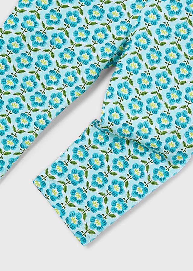 Mayoral Lemon/Teal Legging Set