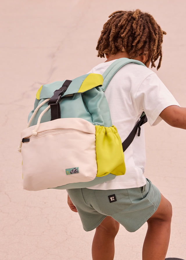 Mayoral Green & Lime Backpack