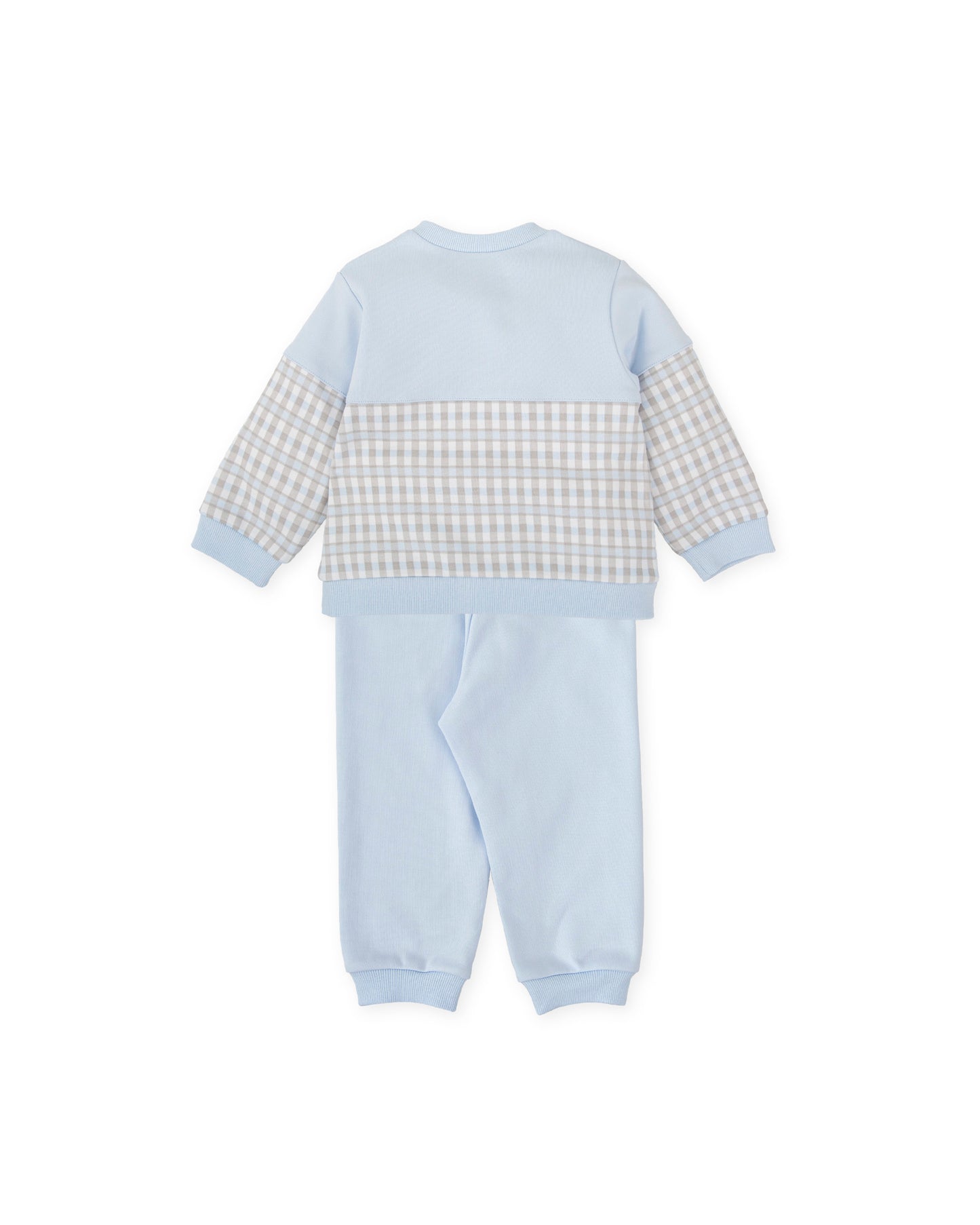 Tutto Piccolo Blue Gingham Tracksuit 2713