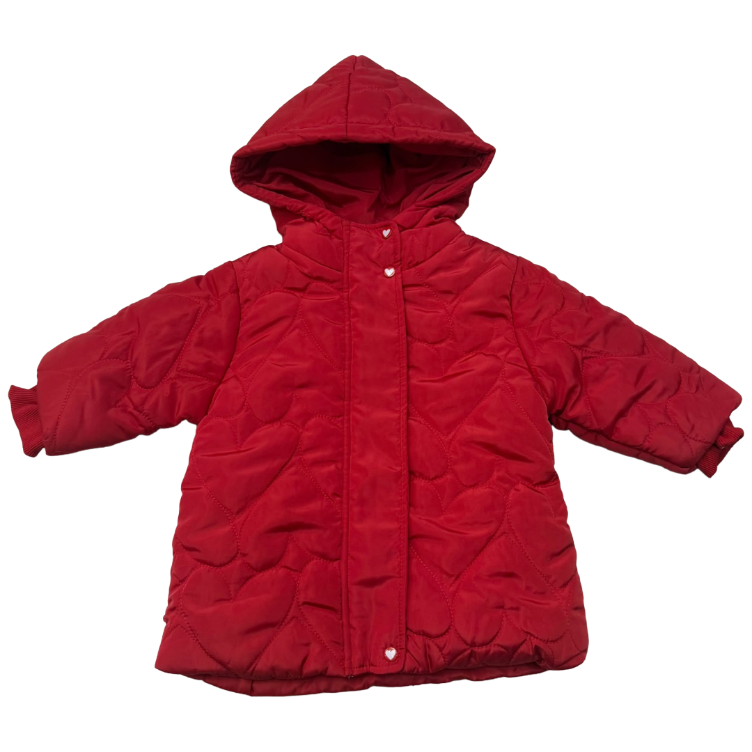 Agatha Ruiz de la Prada Red Hearts Coat 8550