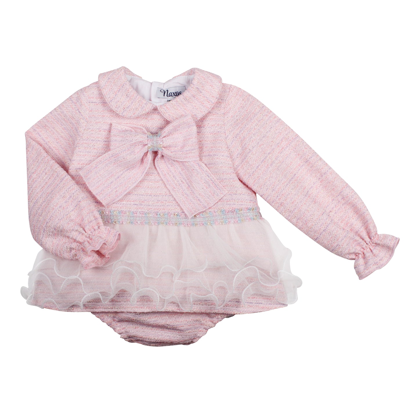 Naxos Pink Bow Tweed Knick Set
