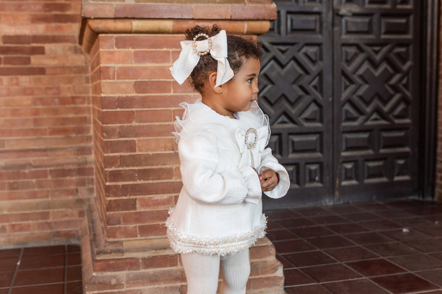 Naxos Cream Tweed Knick Set