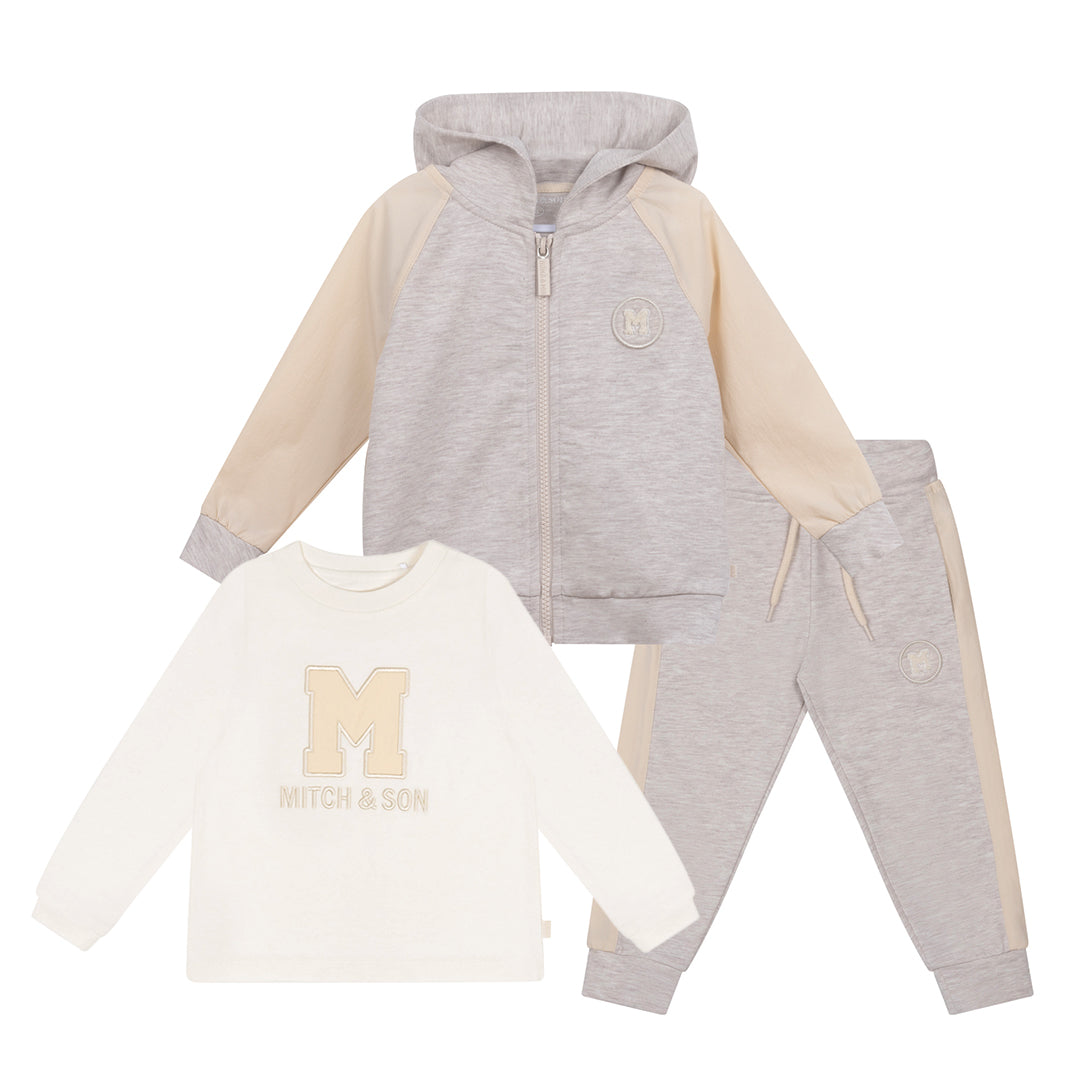 Mitch & Son Albie & Asher Beige Tracksuit