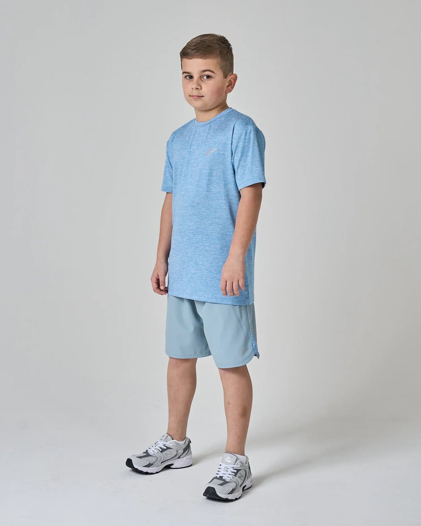 Frequency Baby Blue Short Set