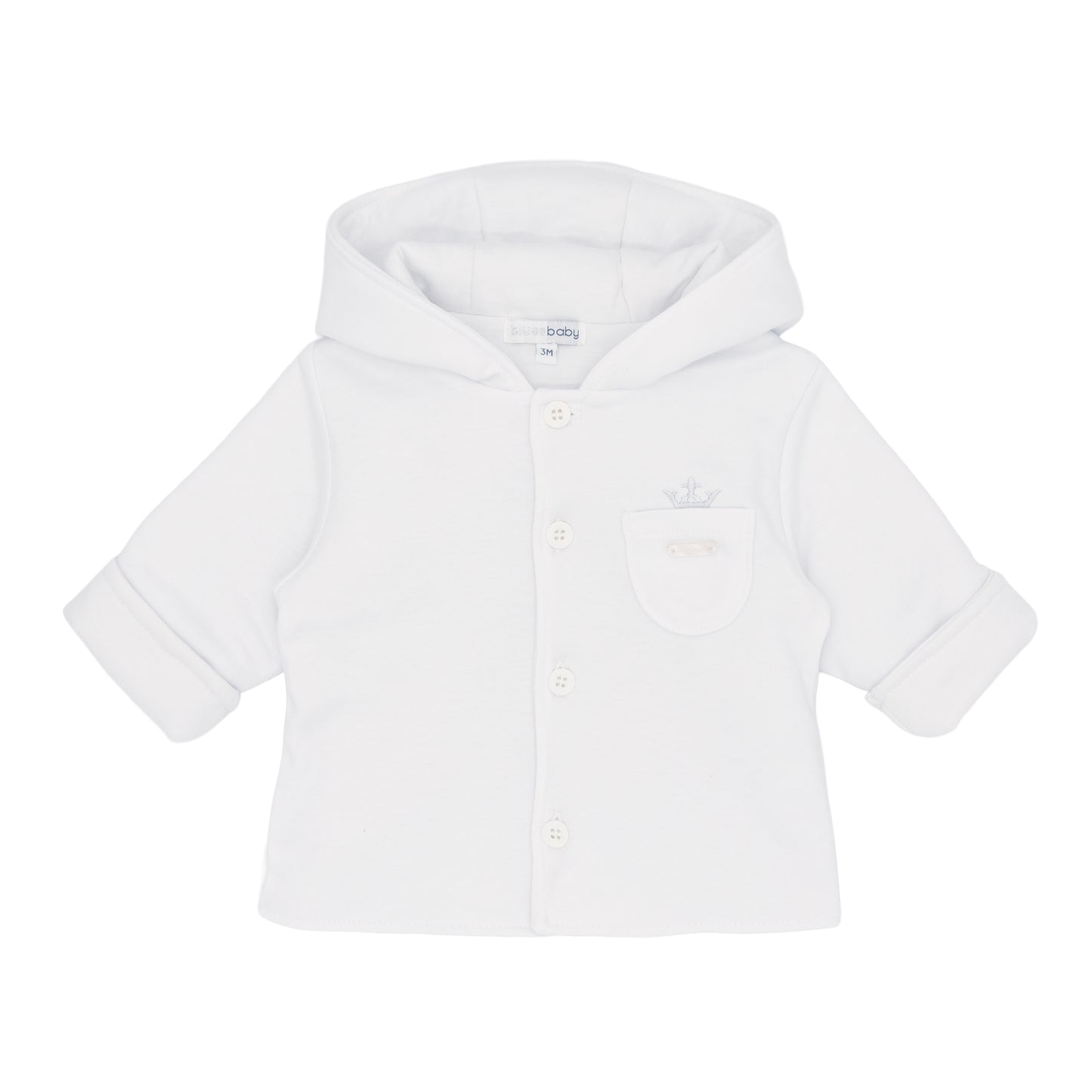 Blues Baby White Hooded Jacket 2296