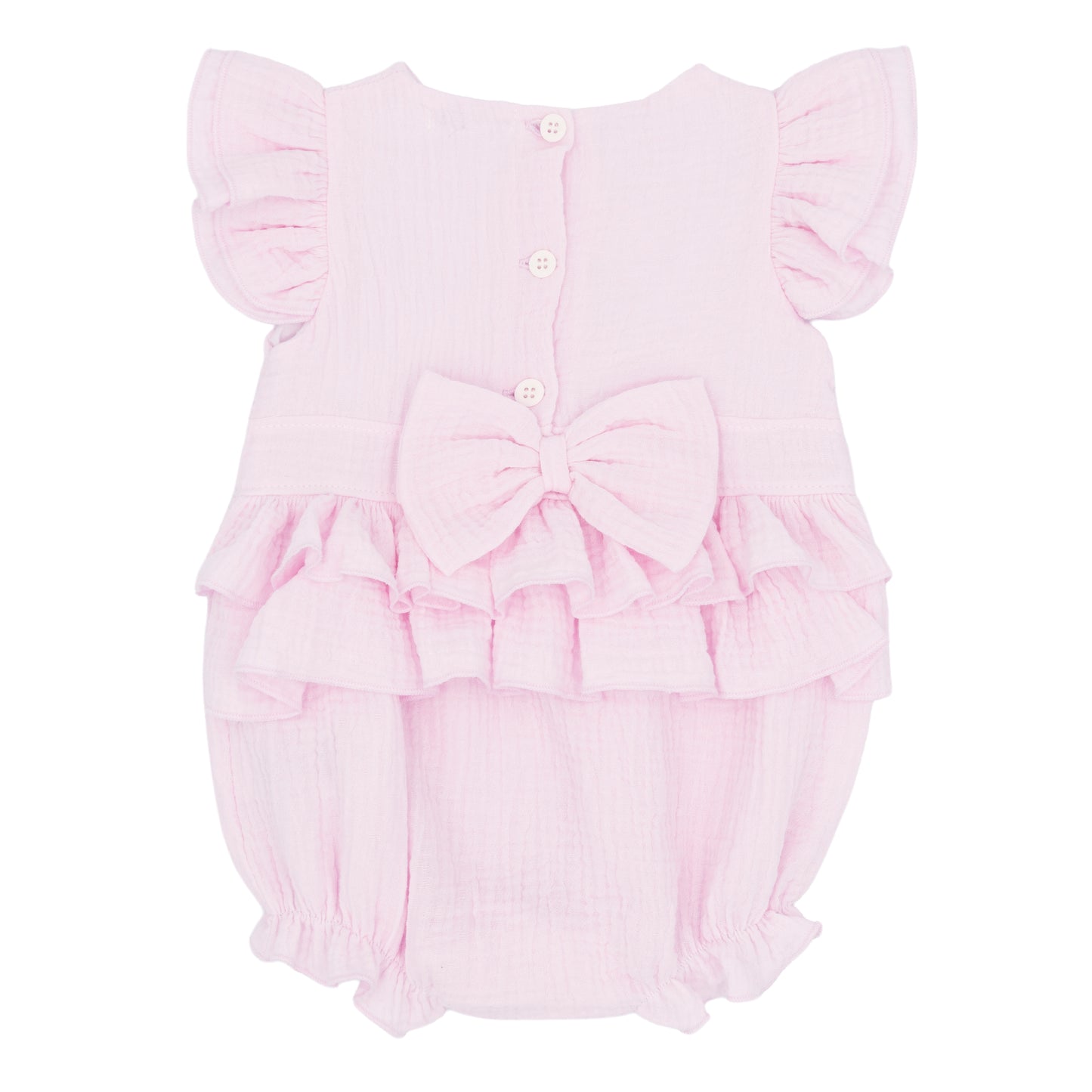 Blues Baby Pink Frill Romper 3053