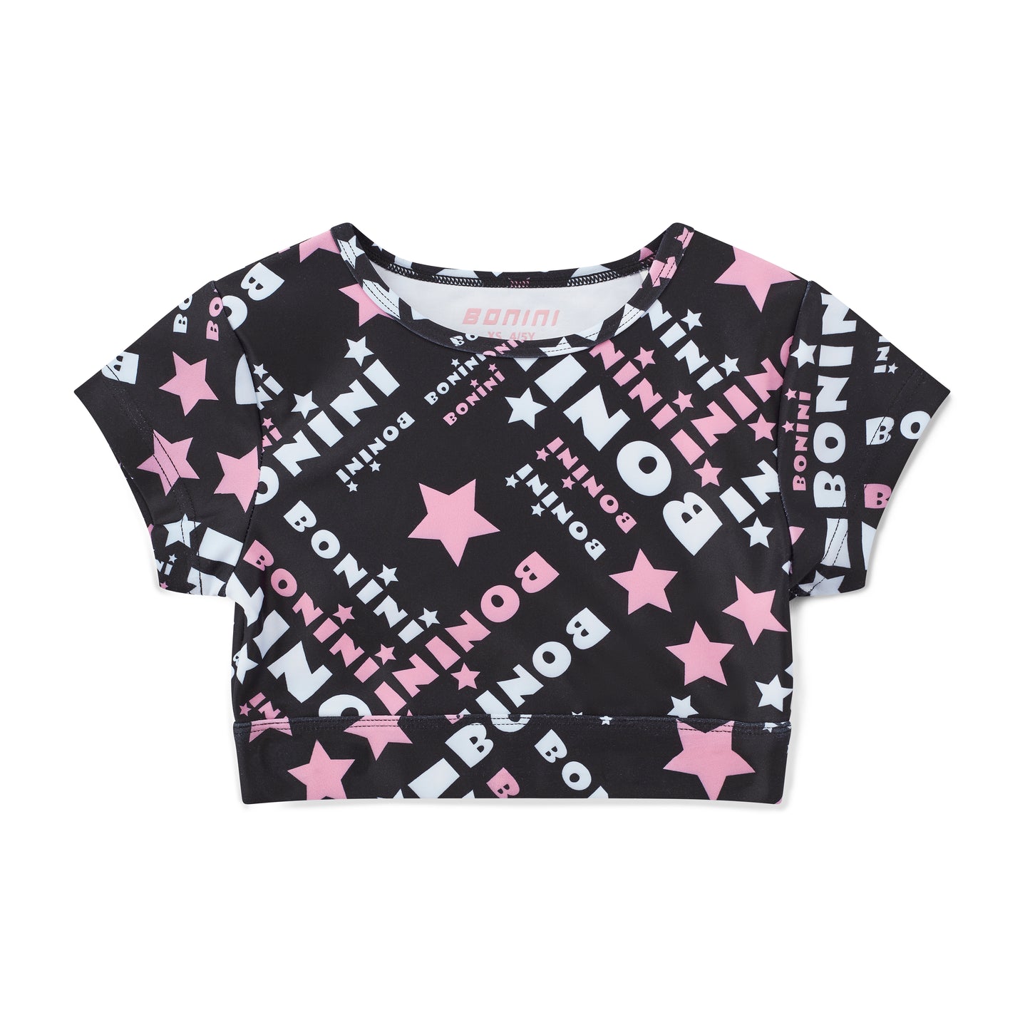 Bonini Energy Black Crop Top