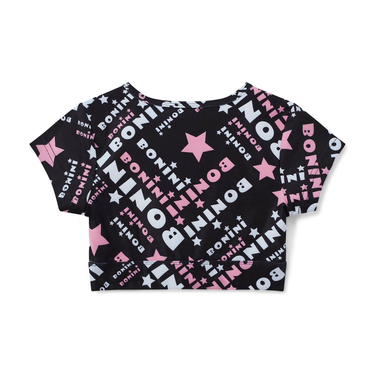 Bonini Energy Black Crop Top