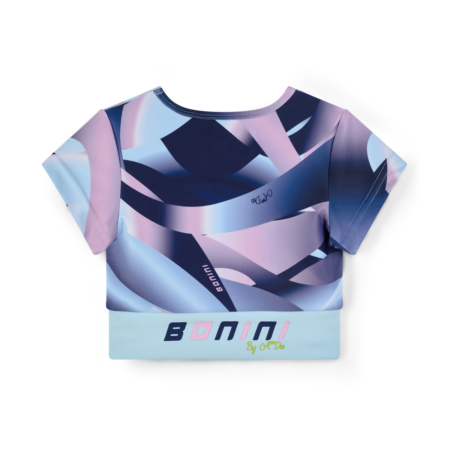 Bonini Energy Blue Crop Top