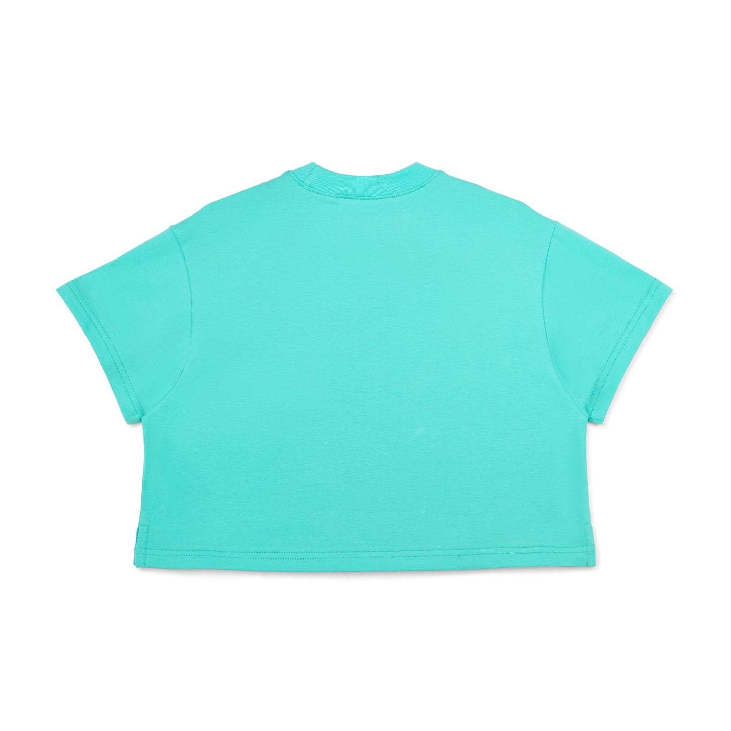 Bonini Shine Aruba Blue Crop Top