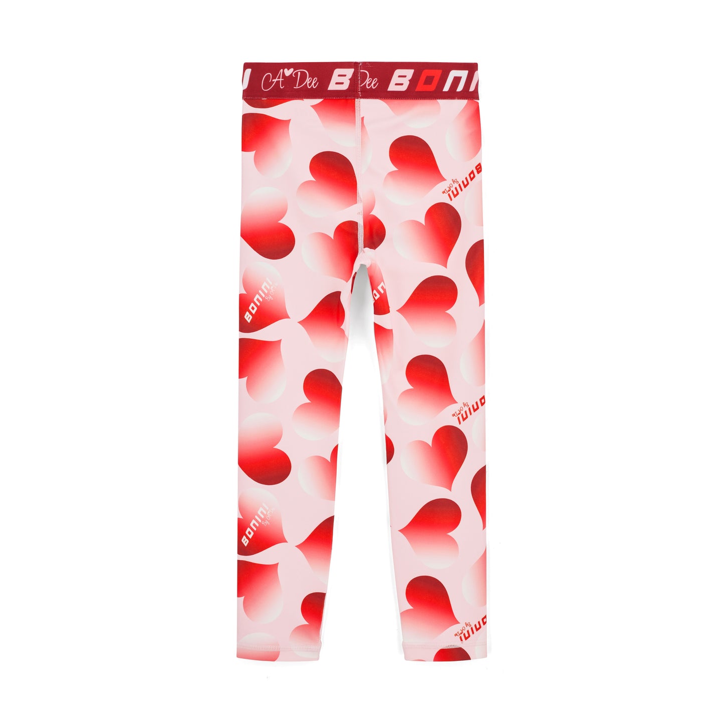 Bonini Inspire Light Pink Heart Printed Leggings