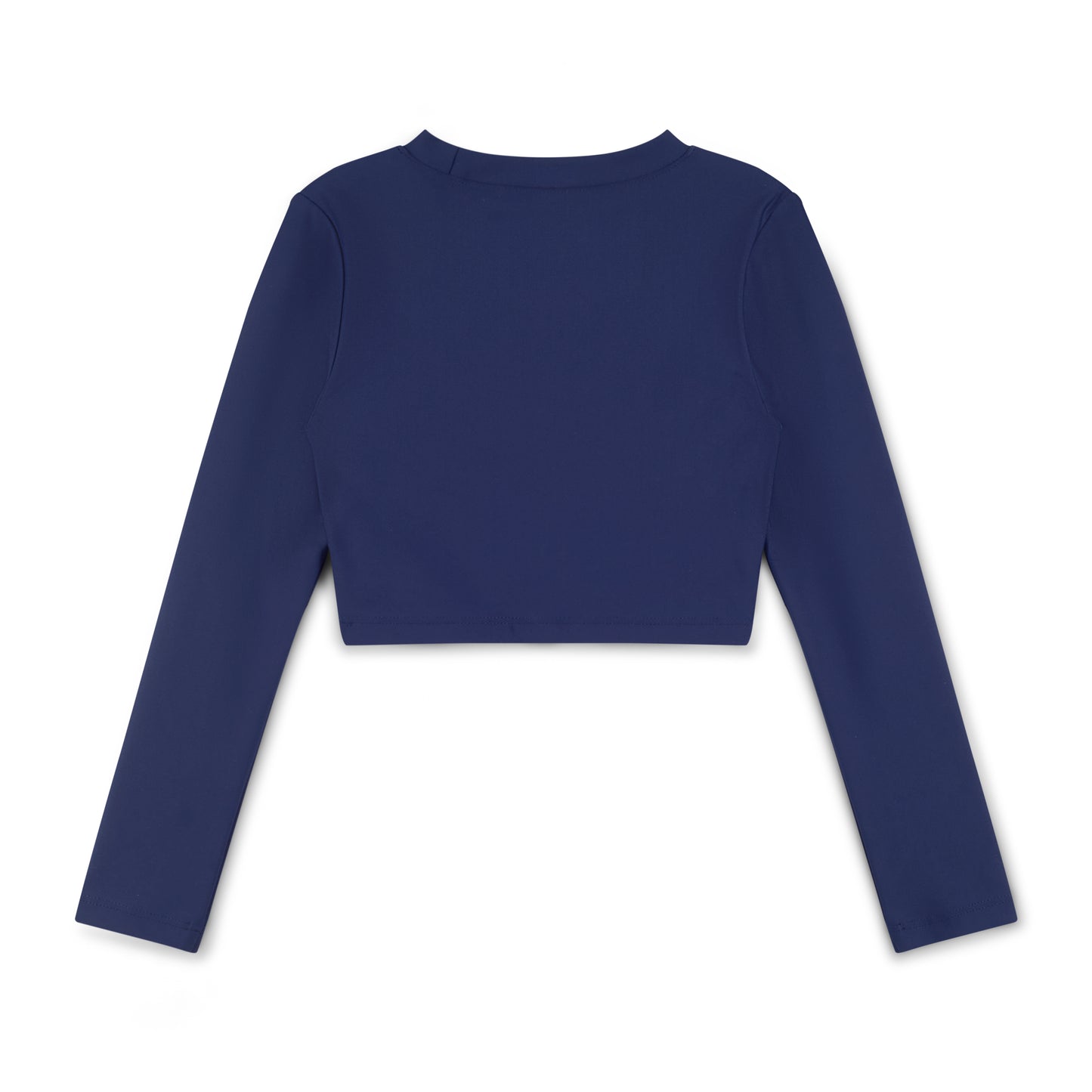 Bonini Core Navy Sleeve Crop Top