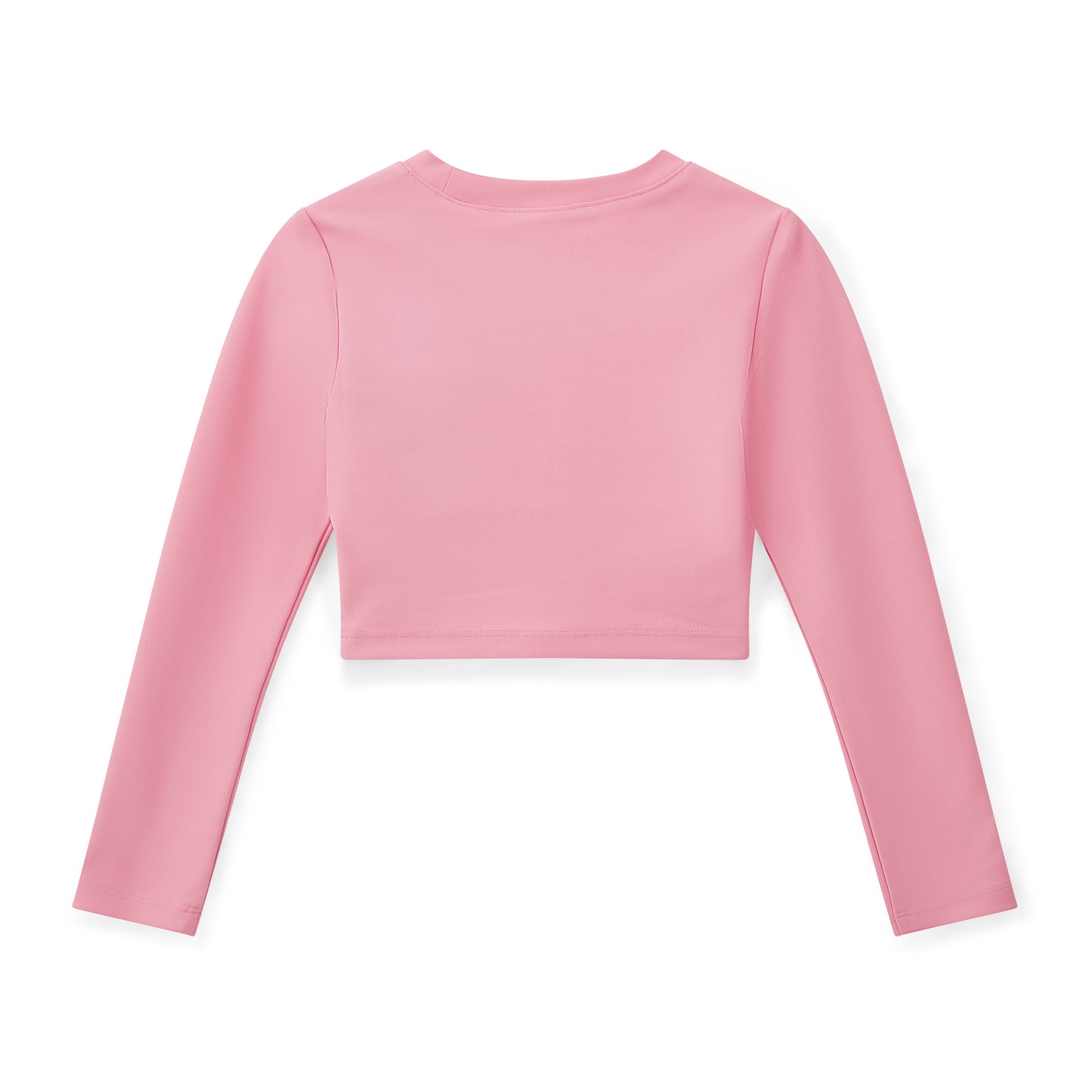 Bonini Core Pink Sleeve Crop Top