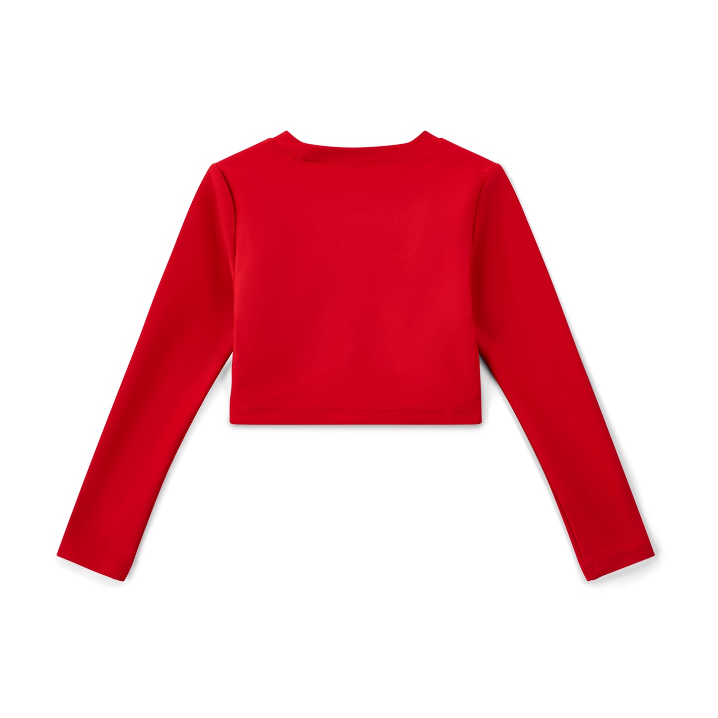 Bonini Core Red Sleeve Crop Top