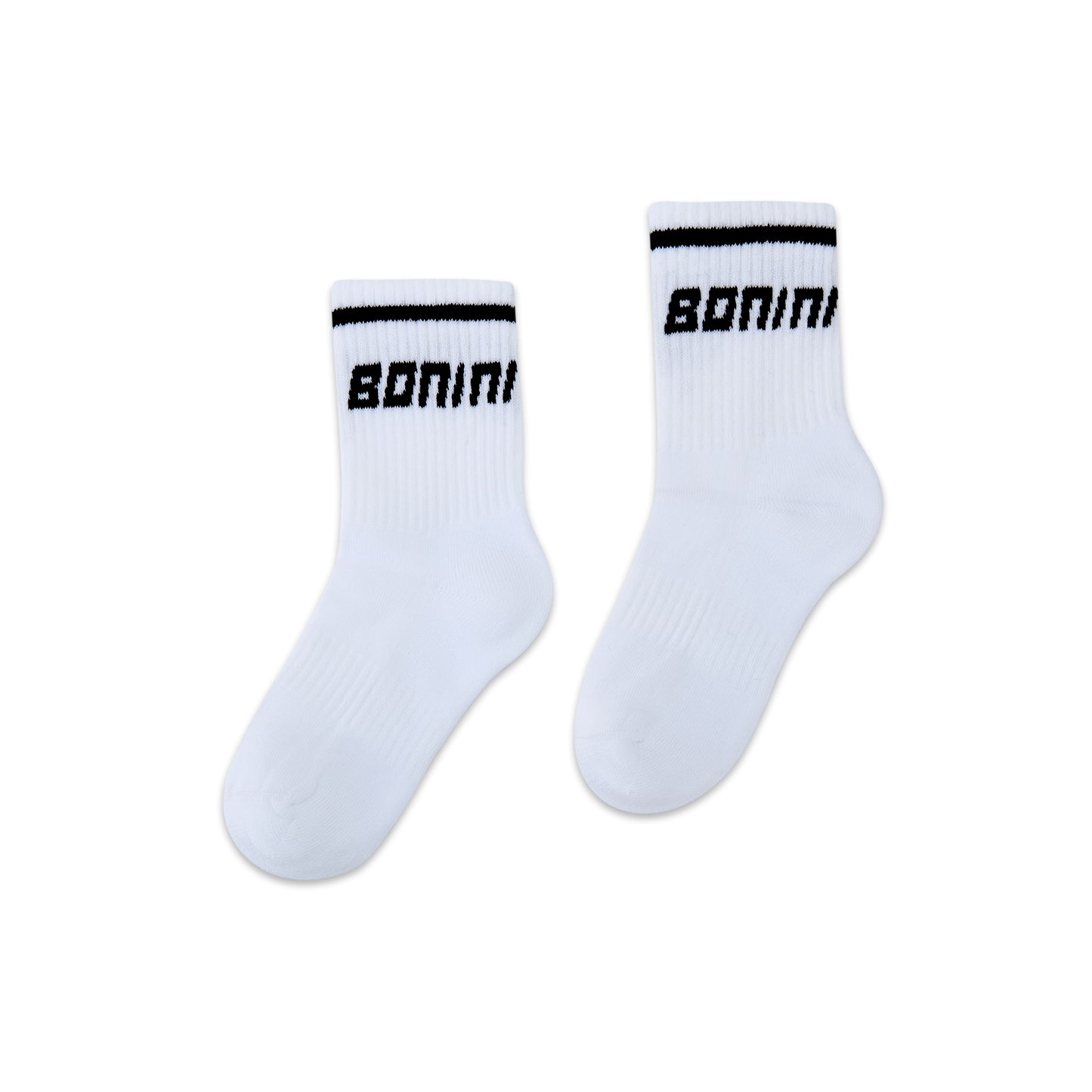 Bonini Revive White/Black Sport Socks