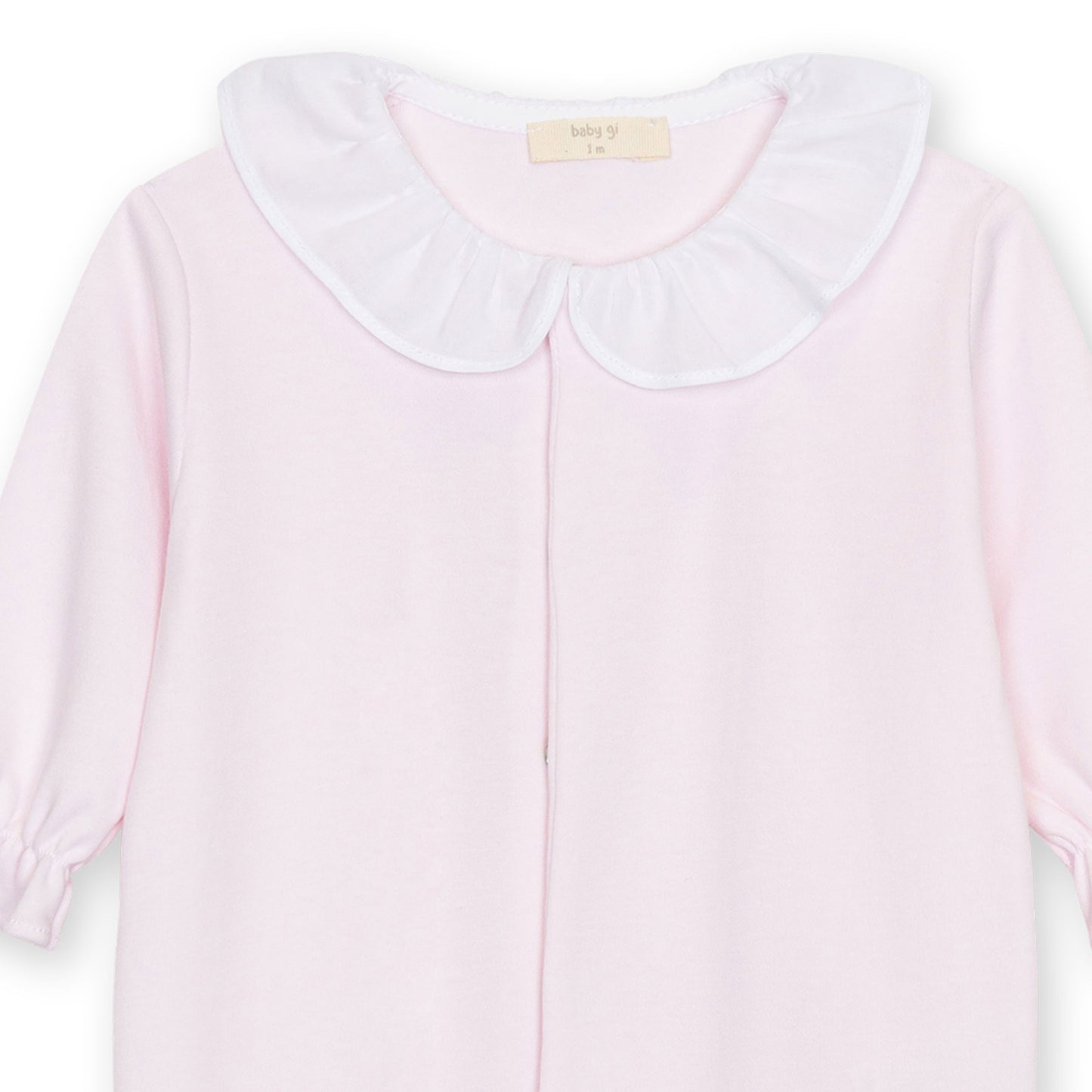 Baby Gi Pink Butterfly Cotton Baby Grow