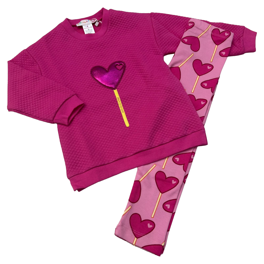 Agatha Ruiz de la Prada Fuchsia Lollipop Legging Set 8726