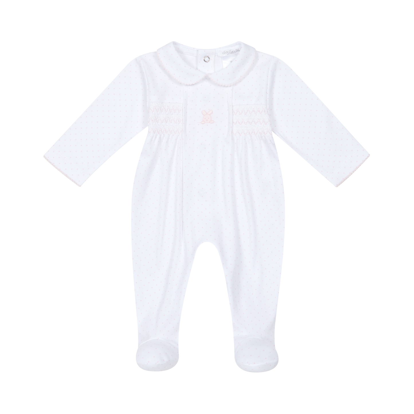 Deolinda Pink Polka Babygrow Boxset